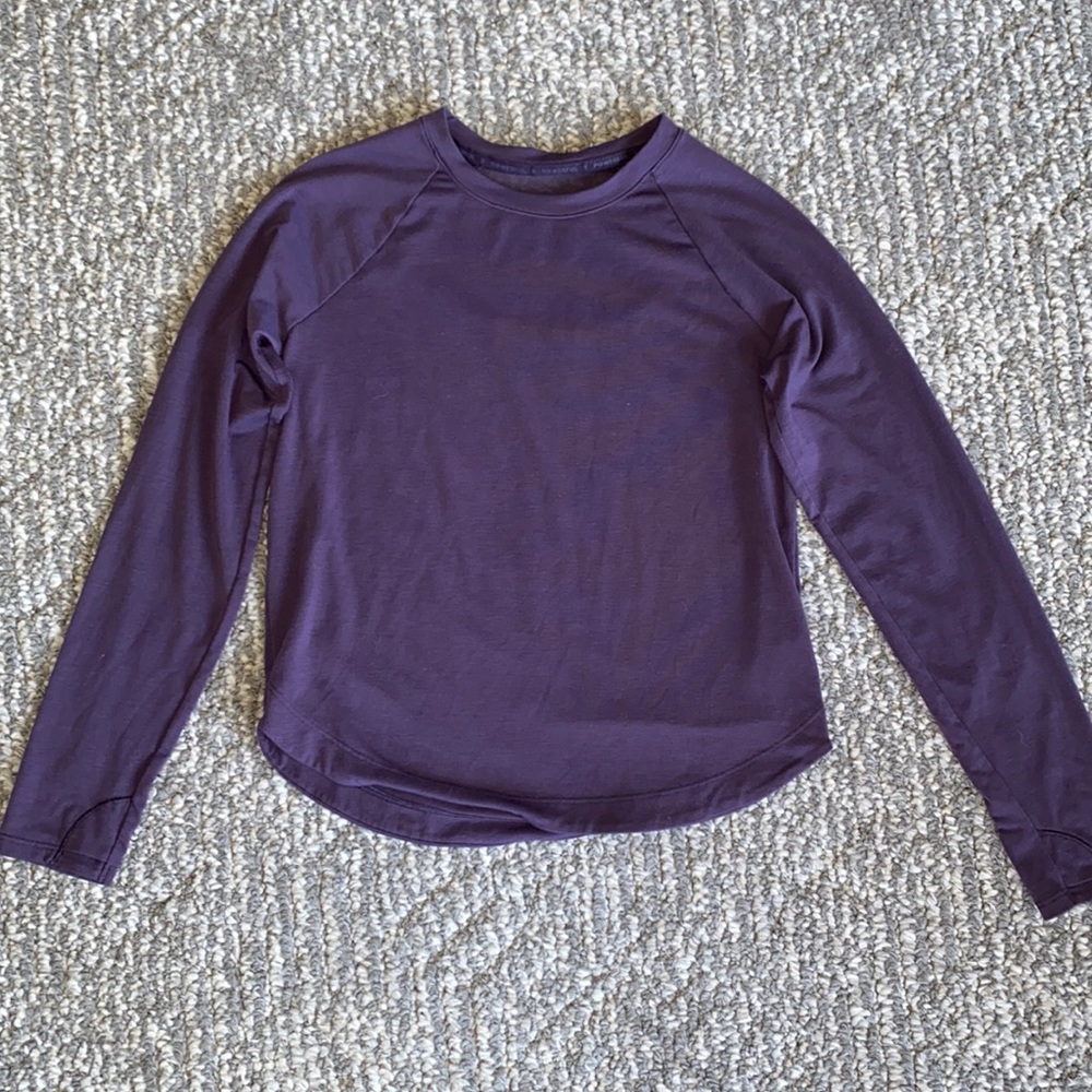 Athleta Girl Purple Longsleeve Top